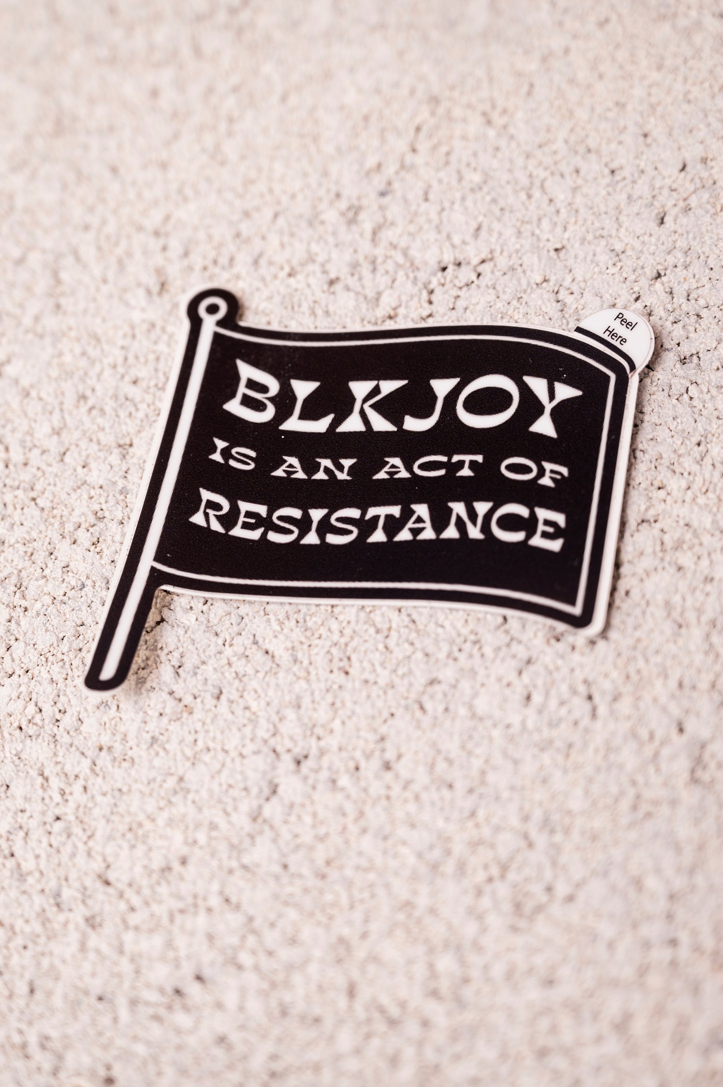 BLK JOY Resistance Sticker